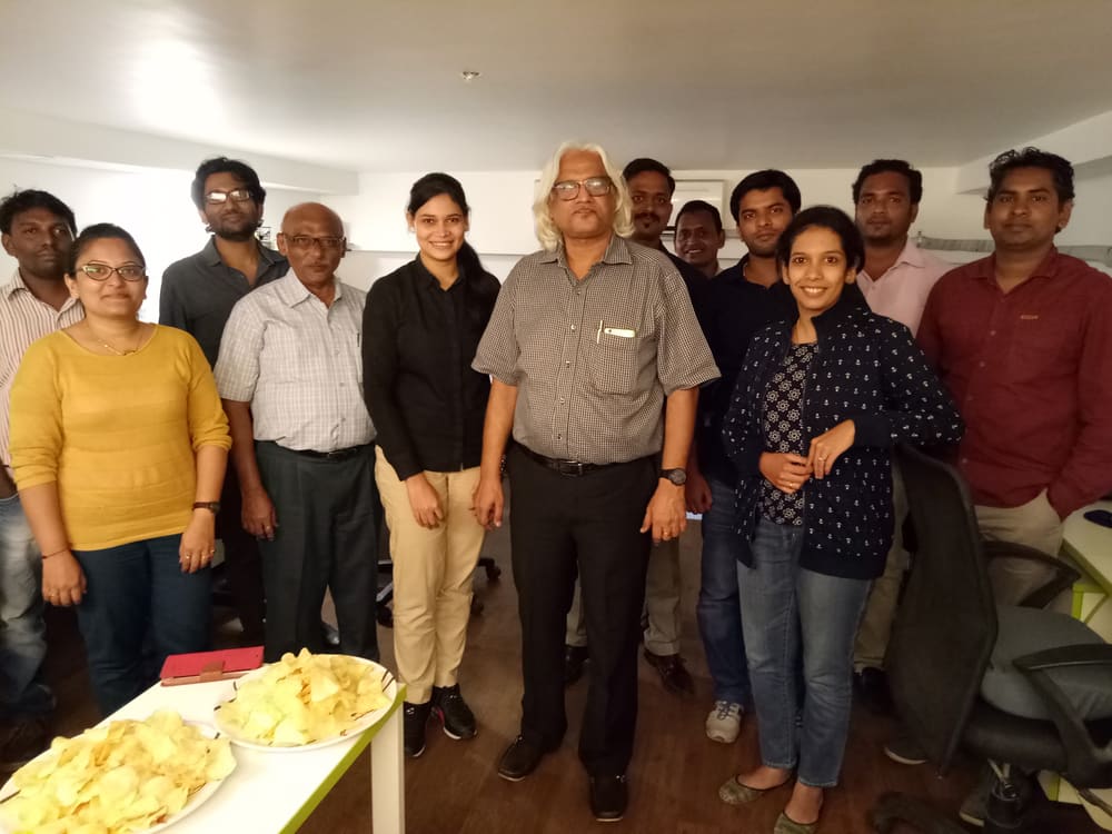 Fun at Dreamscape: the whole team, together