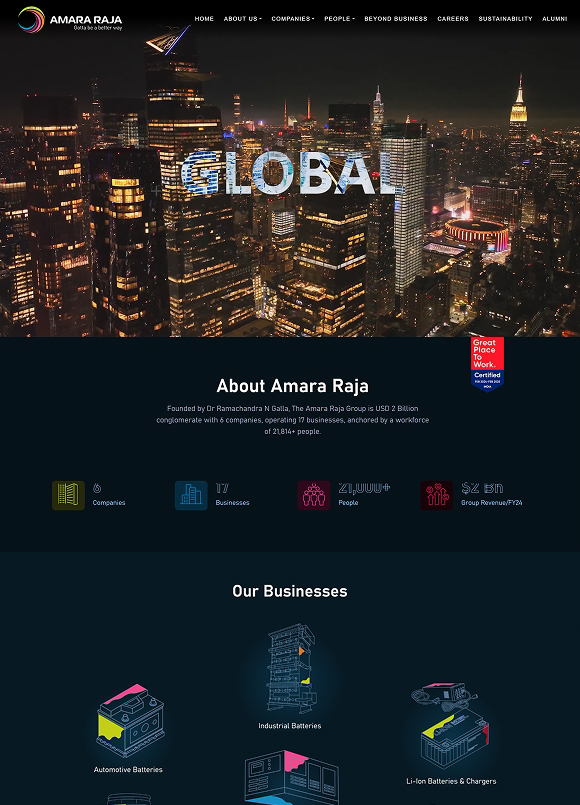 Amararaja project detail 1